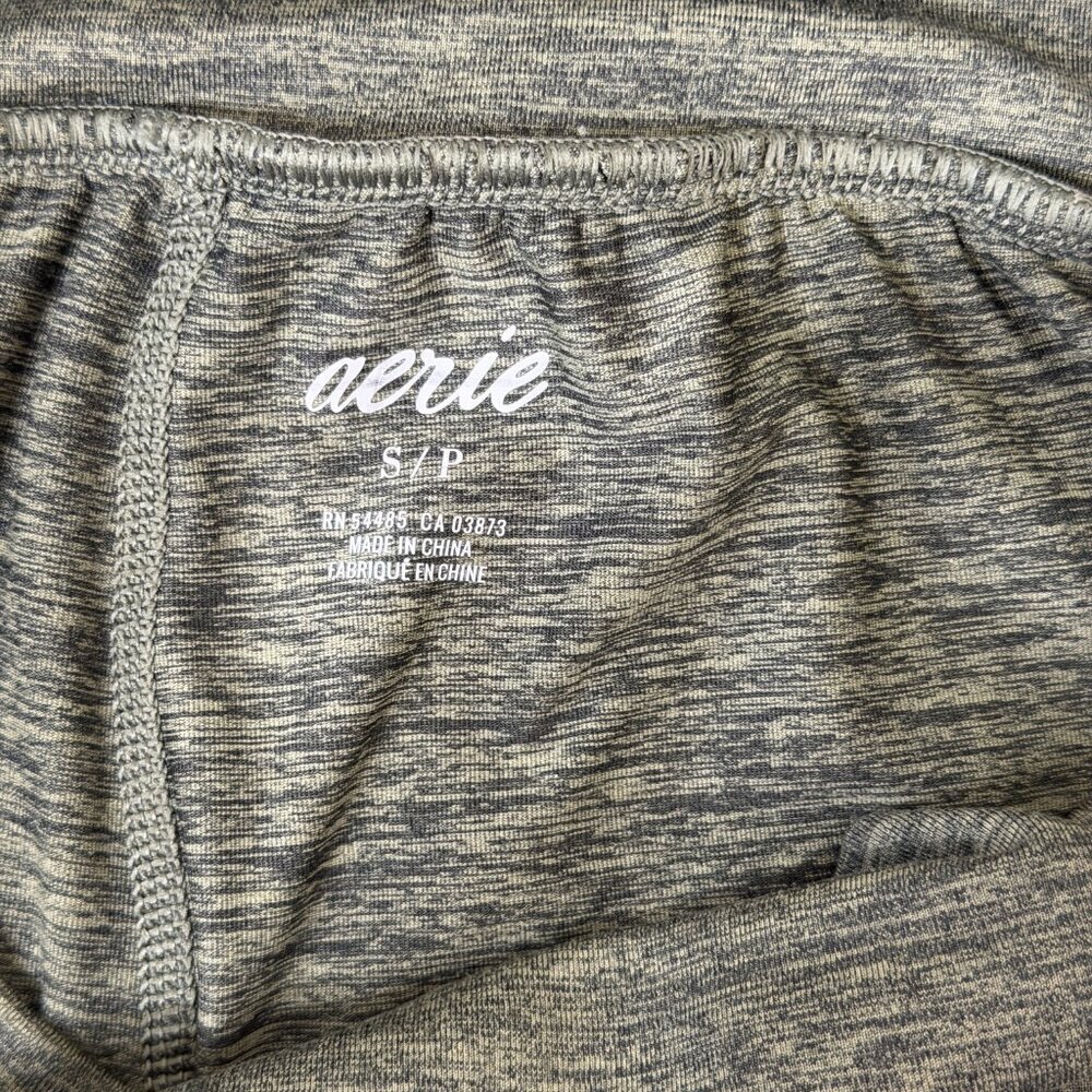 Aerie High Rise Jogger Leggings Green Athletic Lounge Pants Small - Picture 9 of 10